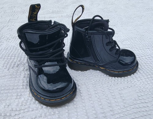 Doc martens black patent - dr,