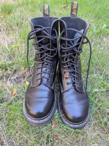 Martens 1490 black leather - dr.,