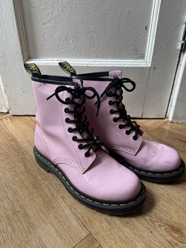 Doc martens patent - patent, pink